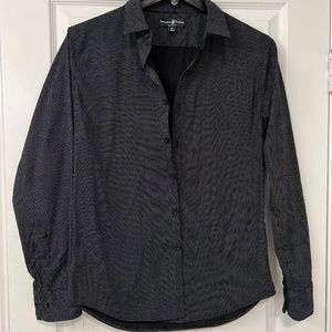 Men’s Sz M Beverly Hills Polo Club Stretch Button Down shirt